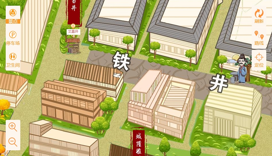 明溪智慧景区：手绘地图与语音导览的完美融合