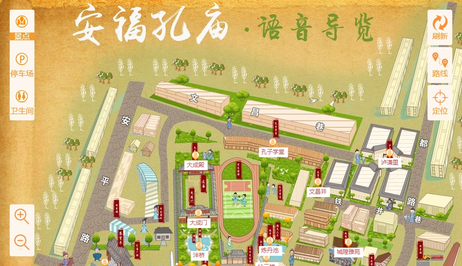 明溪手绘地图：智慧景区智能化服务的延伸